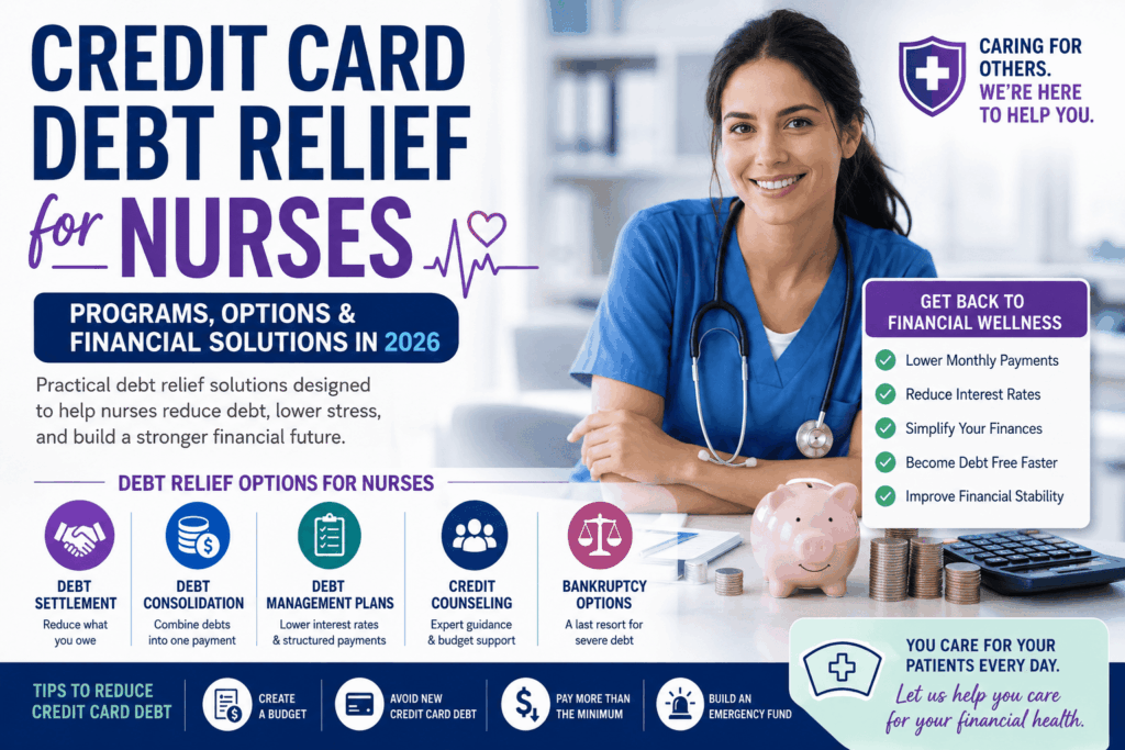 Credit Card Debt Relief for Nurses Programs, Options & Financial Solutions in 2026