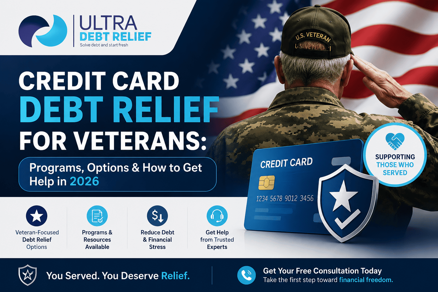 Credit Card Debt Relief for Veterans Programs, Options & How to Get Help in 2026