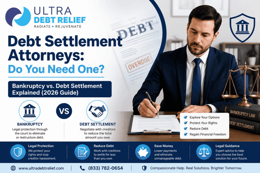 Debt Settlement Attorneys Do You Need One Bankruptcy vs. Debt Settlement Explained (2026 Guide)