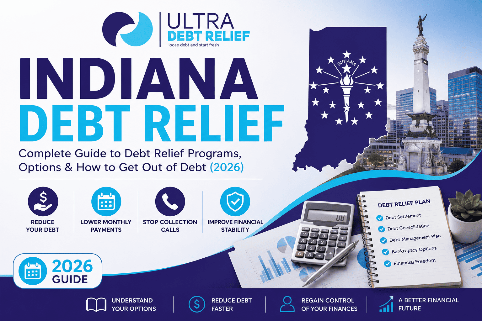 Indiana Debt Relief Complete Guide to Debt Relief Programs, Options & How to Get Out of Debt (2026)